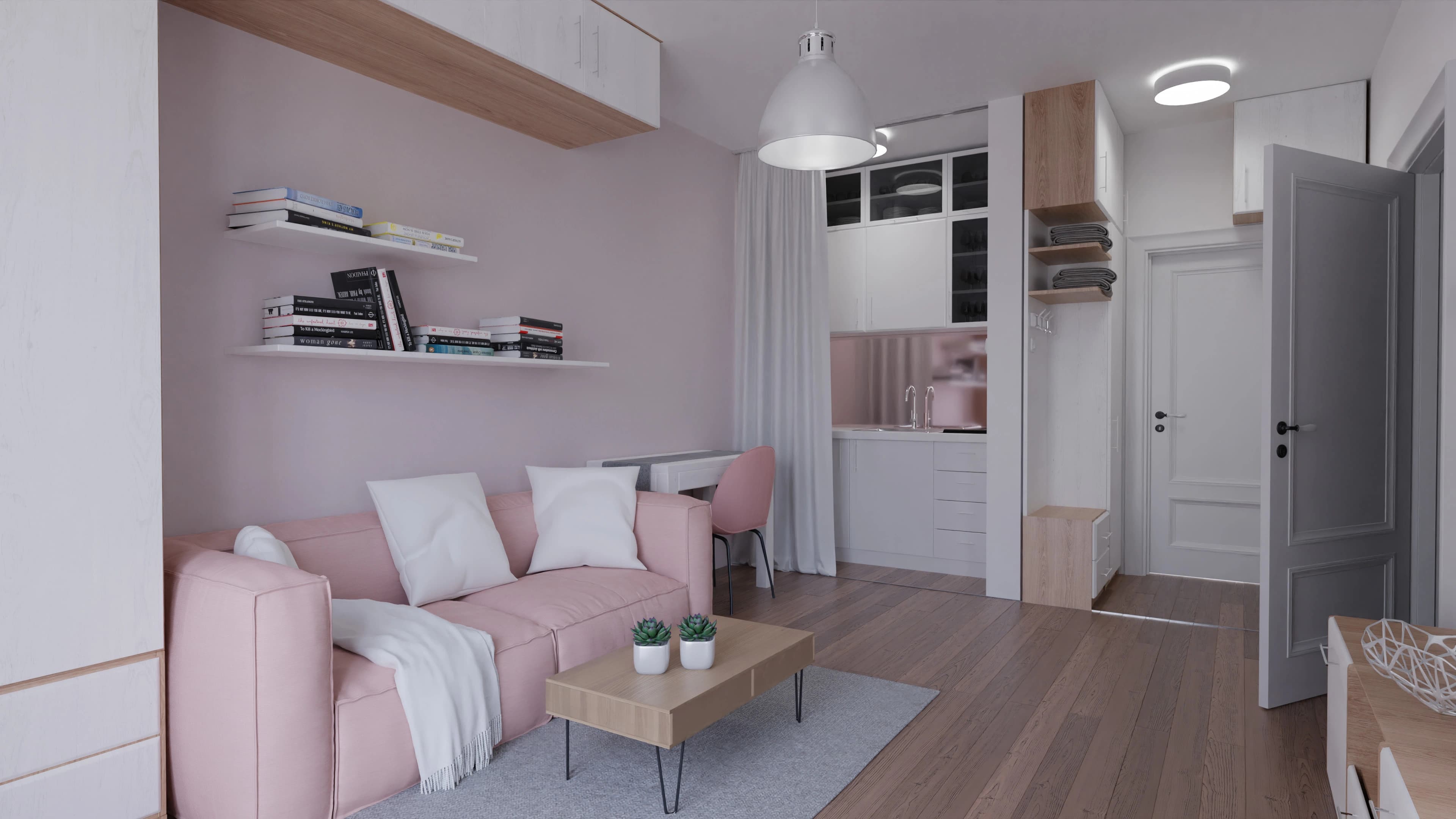 Innenansicht eines barrierefreien Seniorenapartments