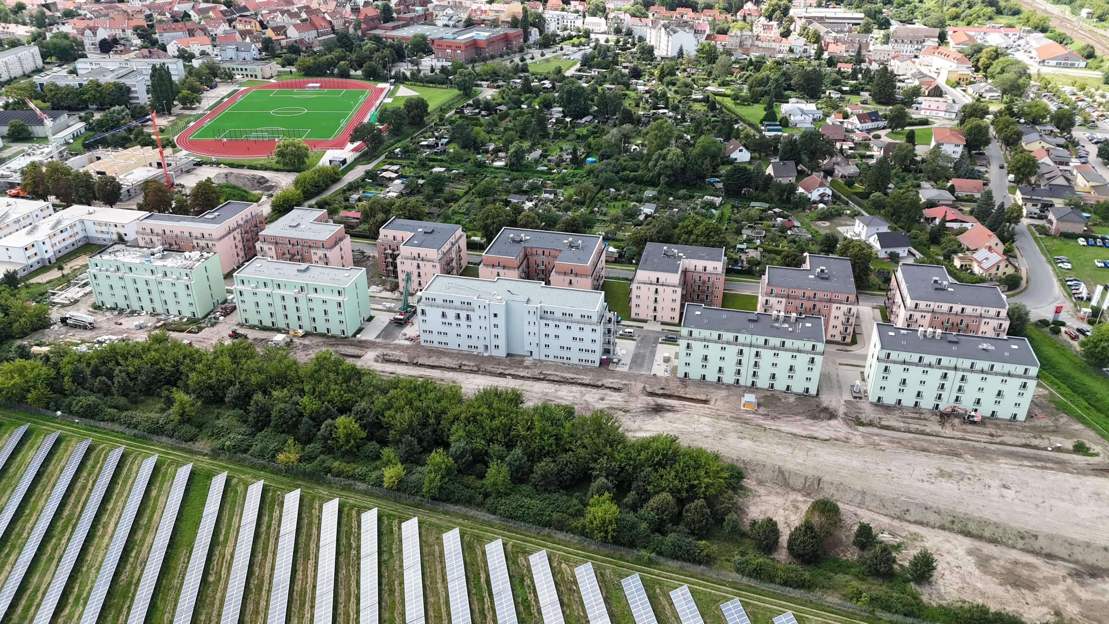 Luftaufnahme der Senior Spirit in Nauen bei Berlin